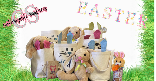 Easter canvas bags - Personalized
